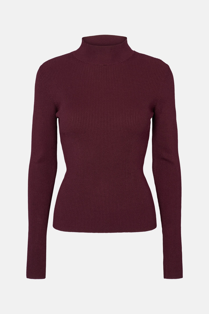 Rue de Femme RDFCassia strik KNITWEAR 393 Merlot