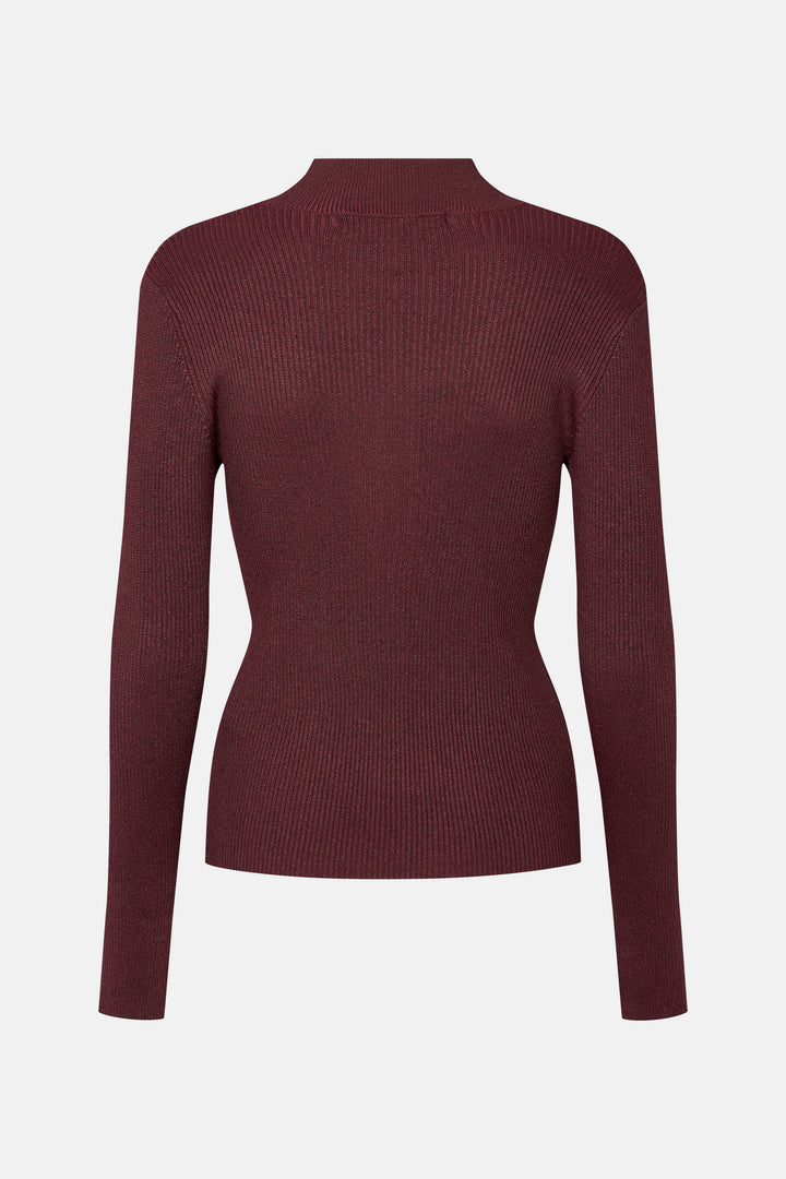 Rue de Femme RDFCassia strik KNITWEAR, LIGHT 306 Wine