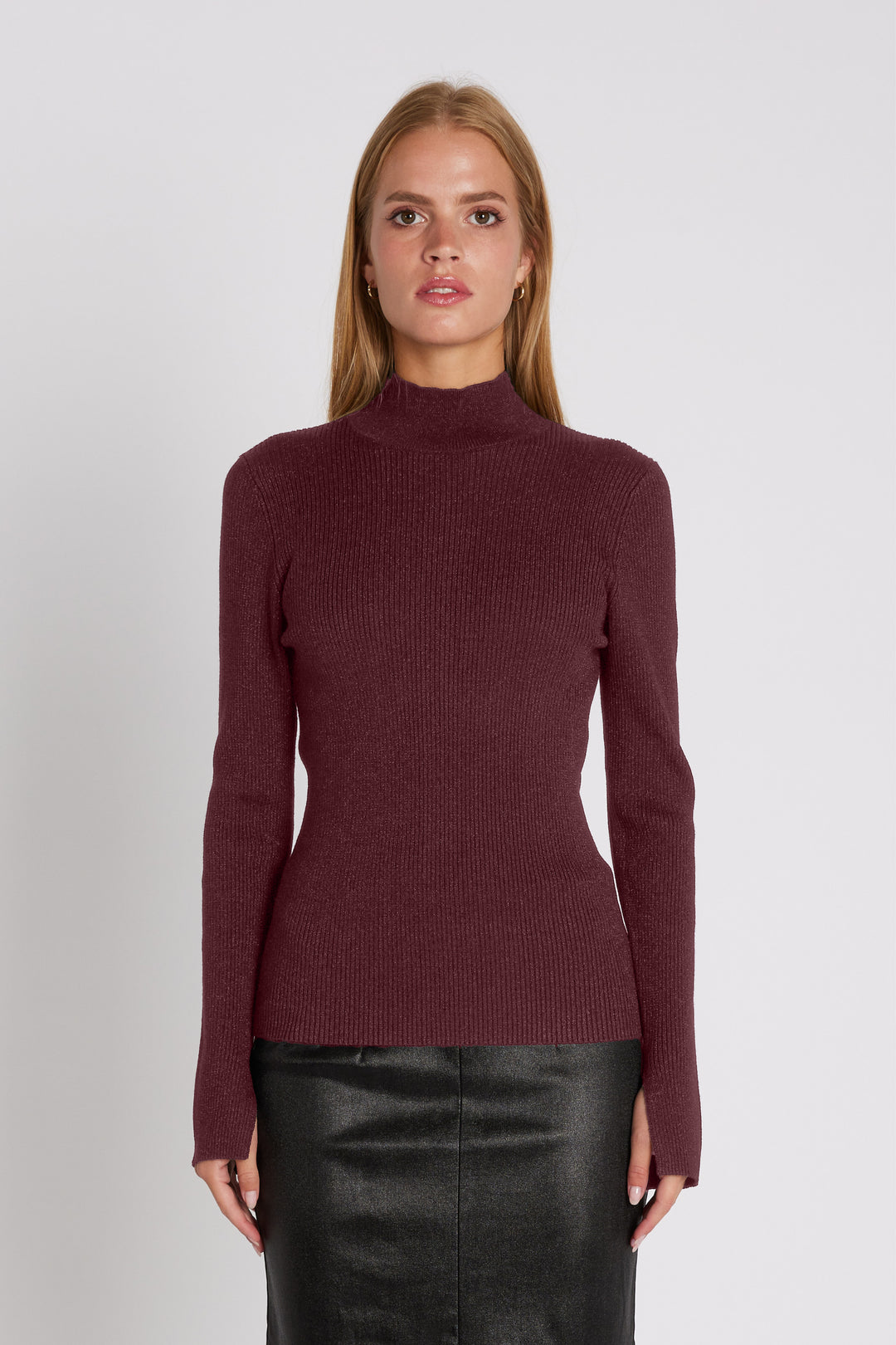 Rue de Femme RDFCassia strik KNITWEAR, LIGHT 306 Wine
