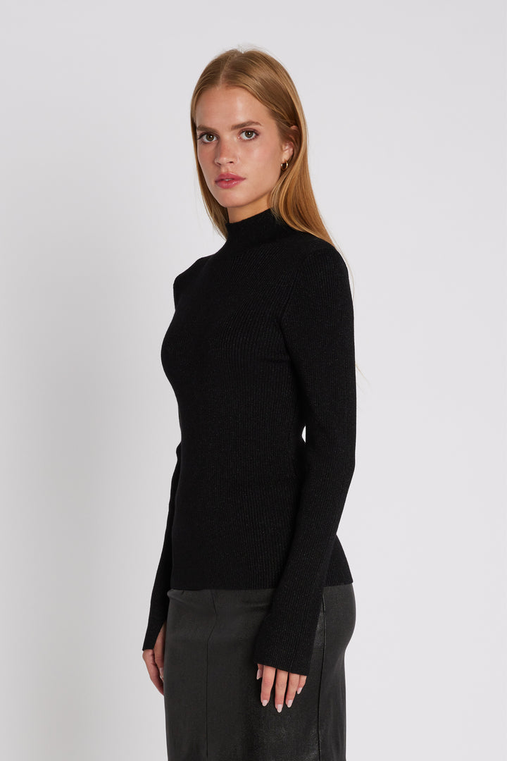 Rue de Femme RDFCassia strik KNITWEAR, LIGHT Sort