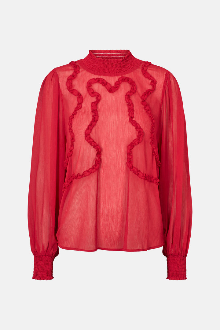 Rue de Femme RDFCilja bluse BLOUSE 302 Deep red