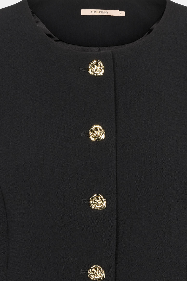 Rue de Femme RDFClarie vest WAISTCOATS Sort