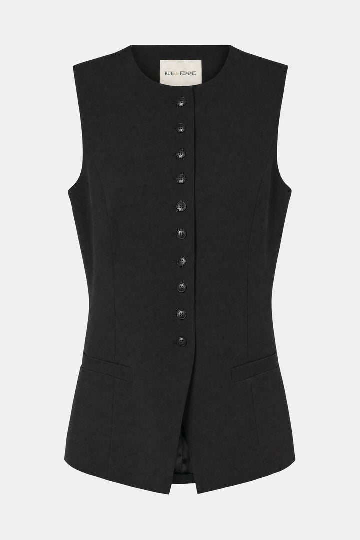 Rue de Femme RDFClarie vest WAISTCOATS Sort