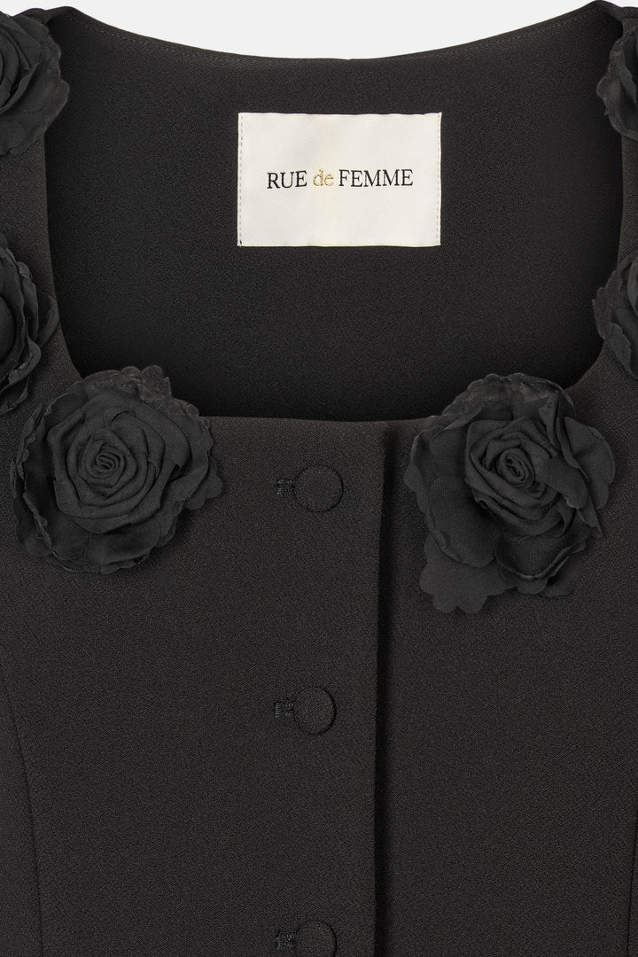 Rue de Femme RDFComfyAvrill vest WAISTCOATS Sort