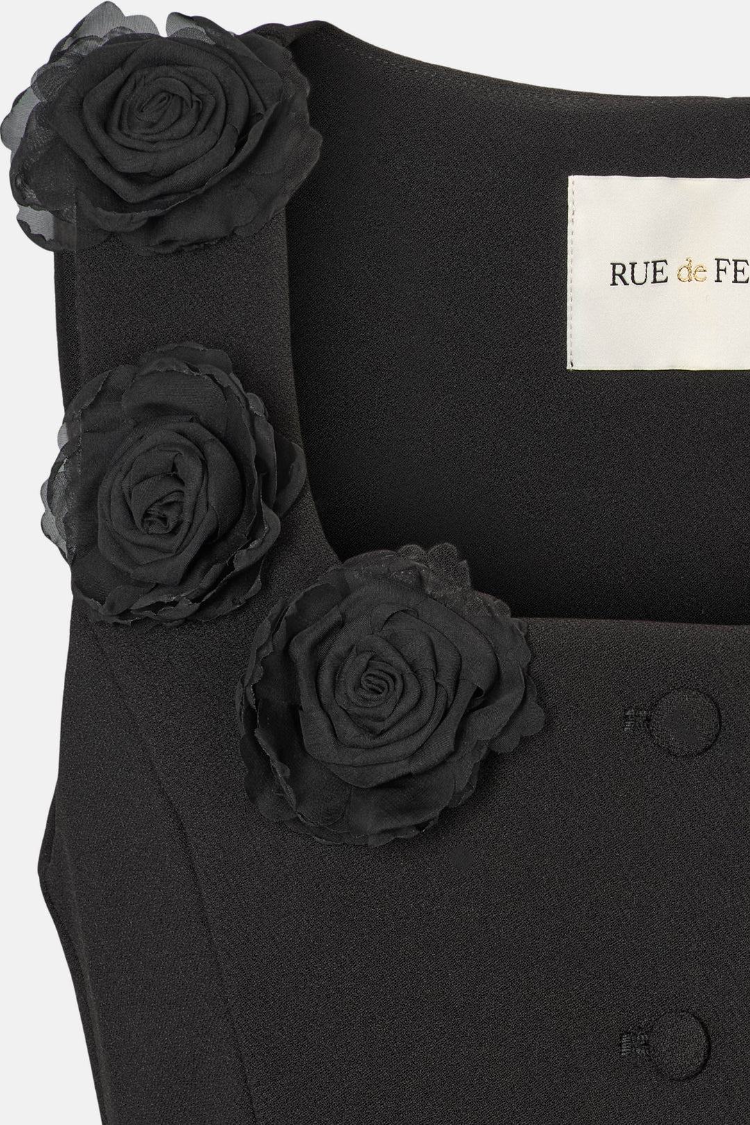 Rue de Femme RDFComfyAvrill vest WAISTCOATS Sort