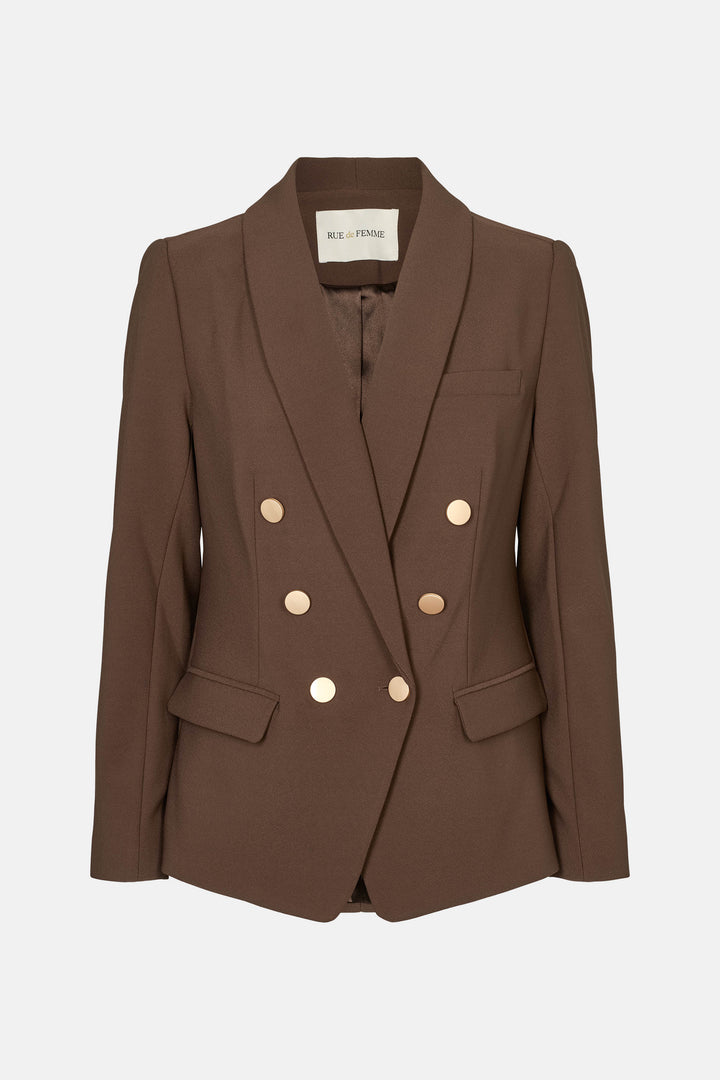 Rue de Femme RDFComfyEloise blazer BLAZERJACKETS 194 Chocolat