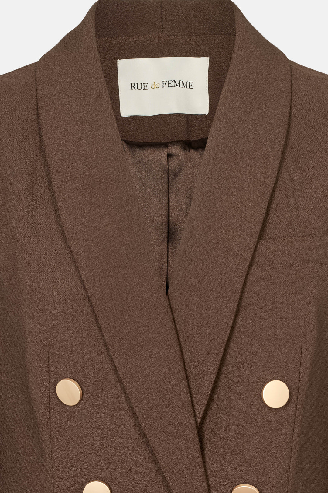 Rue de Femme RDFComfyEloise blazer BLAZERJACKETS 194 Chocolat