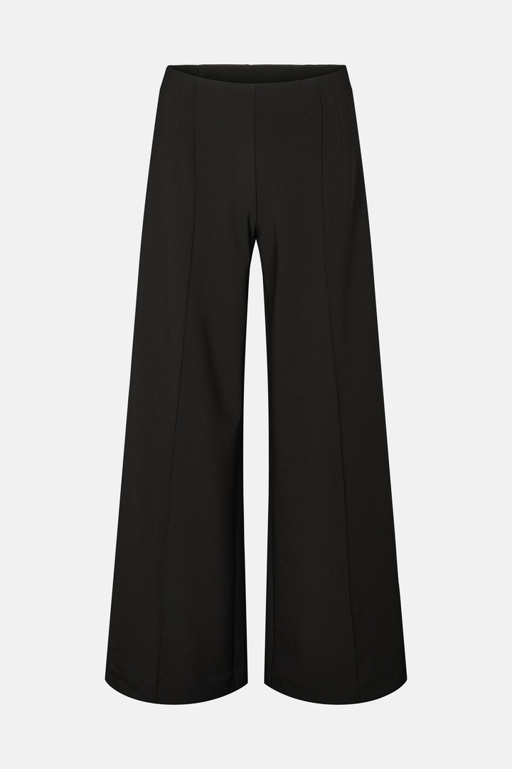 Rue de Femme RDFComfyOlana ekstra vide bukser TROUSERS Sort