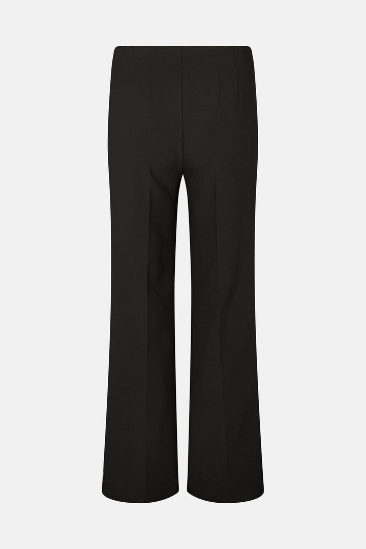 Rue de Femme RDFComfyOlana stripe wide bukser TROUSERS Sort