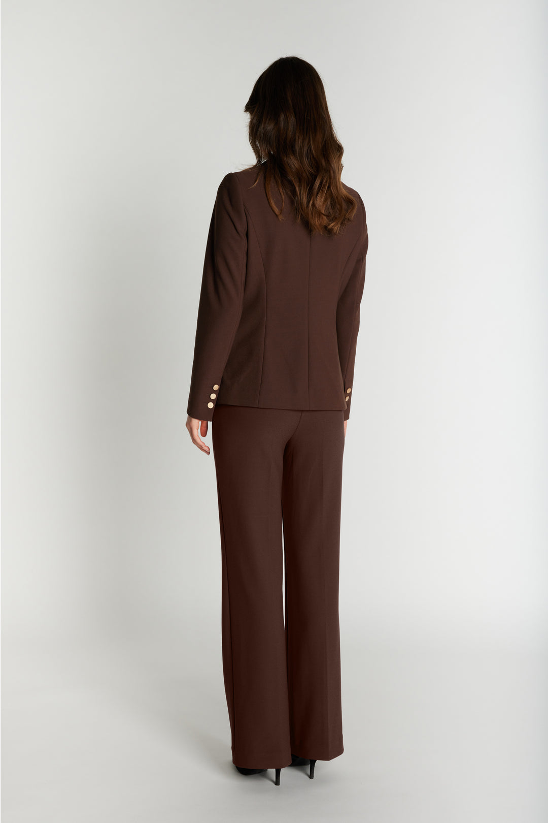 Rue de Femme RDFComfyOlana wide bukser TROUSERS 194 Chocolat
