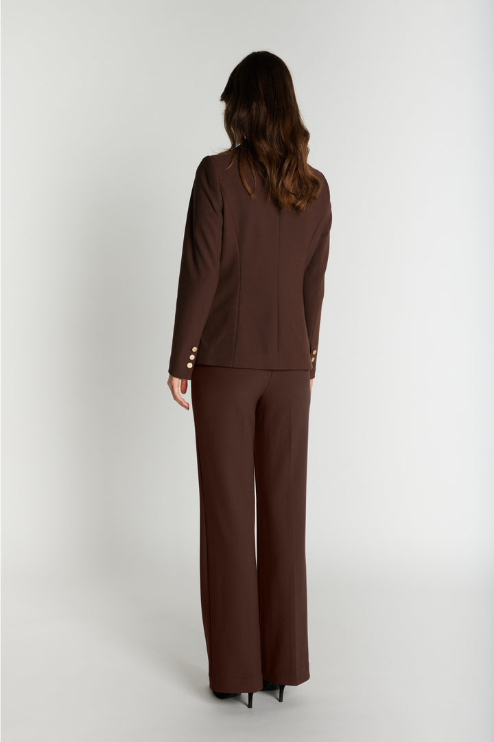Rue de Femme RDFComfyOlana wide bukser TROUSERS 194 Chocolat