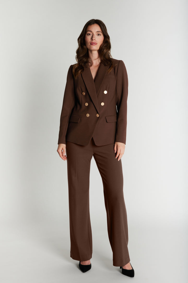 Rue de Femme RDFComfyOlana wide bukser TROUSERS 194 Chocolat