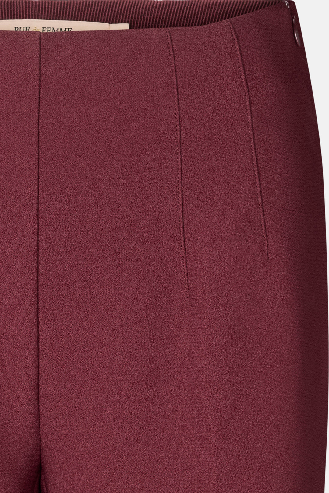 Rue de Femme RDFComfyOlana wide bukser TROUSERS 306 Wine
