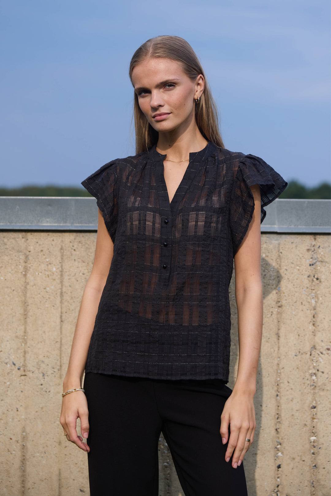 Rue de Femme RDFCressida bluse BLOUSE Sort
