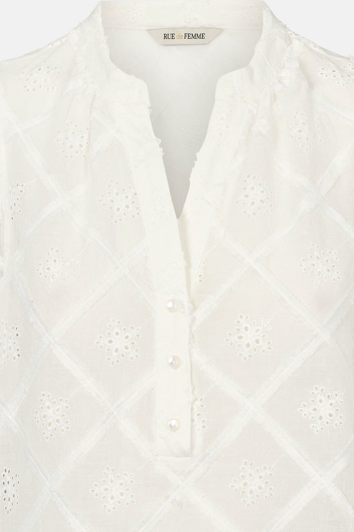 Rue de Femme RDFCressida bluse BLOUSE 01 White