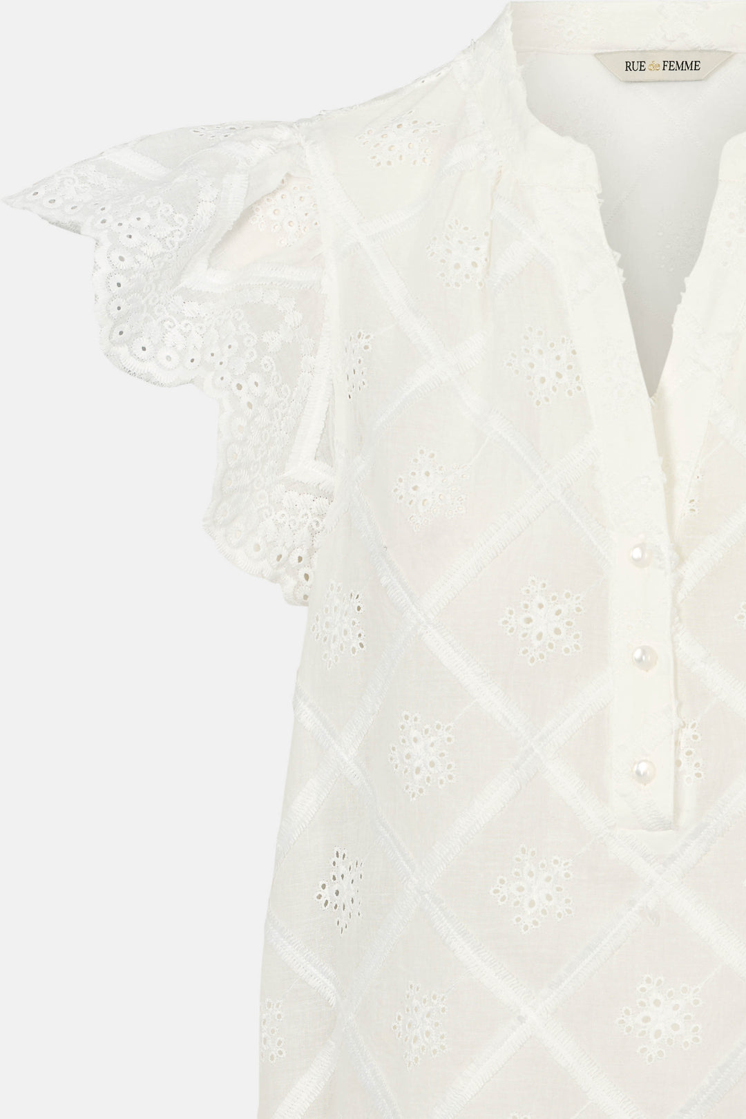 Rue de Femme RDFCressida bluse BLOUSE 01 White