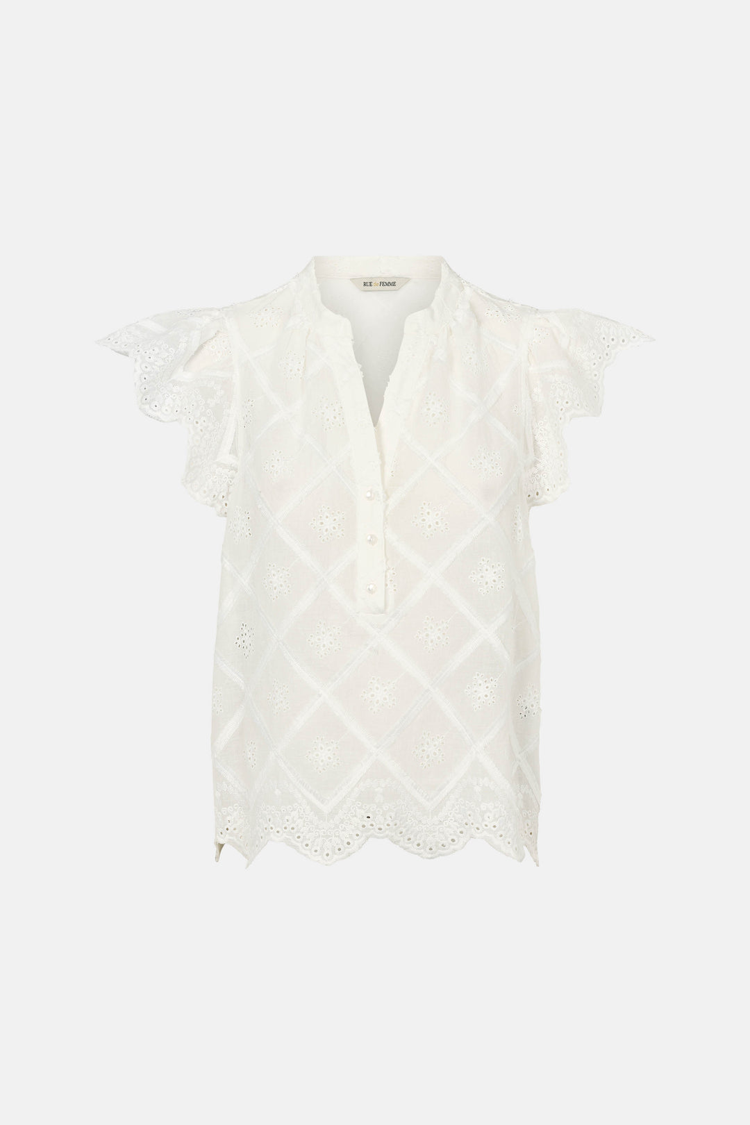 Rue de Femme RDFCressida bluse BLOUSE 01 White