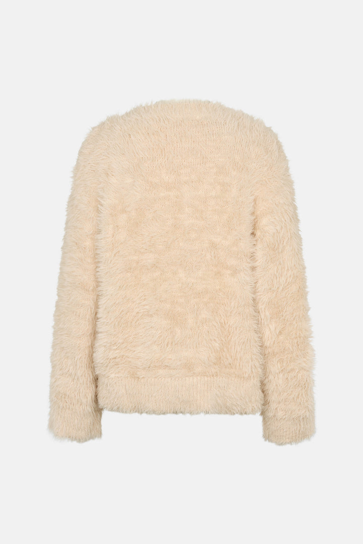 Rue de Femme RDFDaxia strik KNITWEAR, LIGHT 02 Off white
