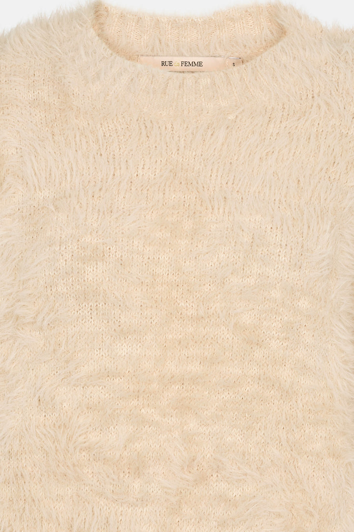 Rue de Femme RDFDaxia strik KNITWEAR, LIGHT 02 Off white