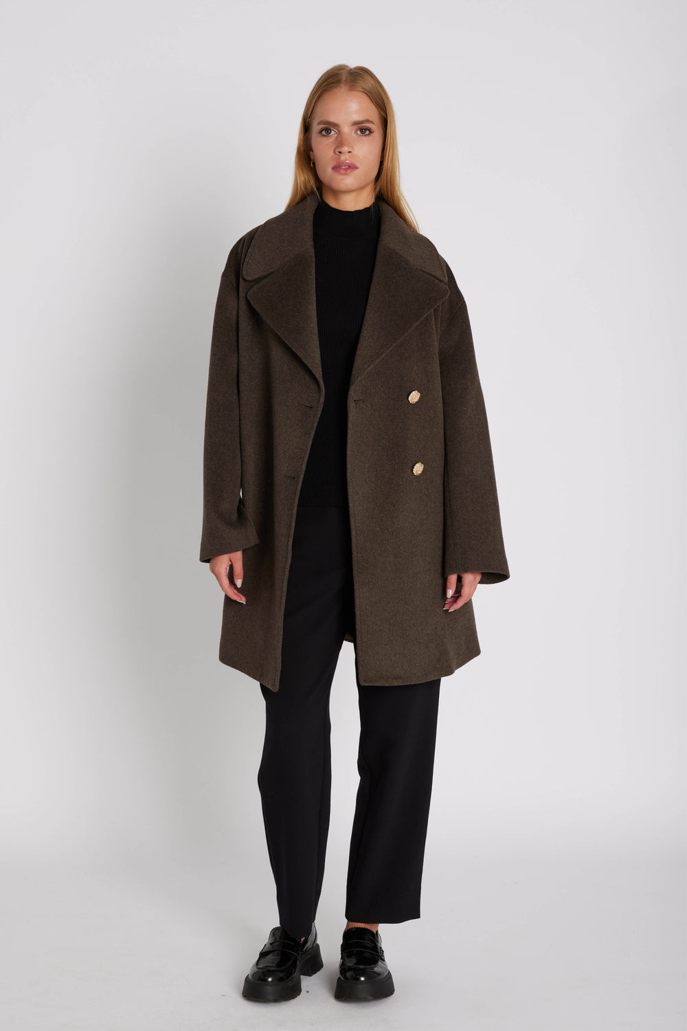 Rue de Femme RDFDisa frakke OUTERWEAR, HEAVY 197 Brown sugar