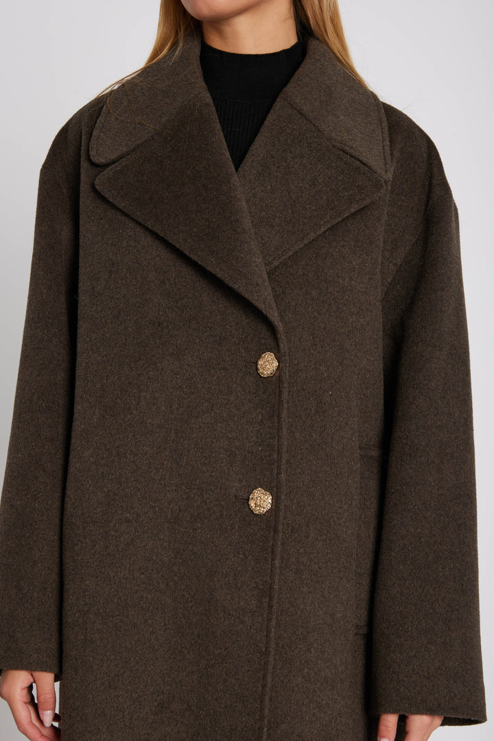 Rue de Femme RDFDisa frakke OUTERWEAR, HEAVY 197 Brown sugar
