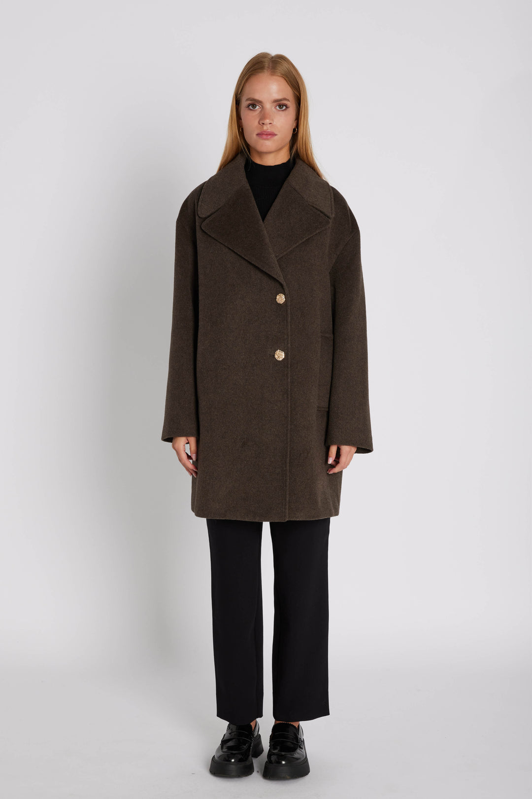 Rue de Femme RDFDisa frakke OUTERWEAR, HEAVY 197 Brown sugar