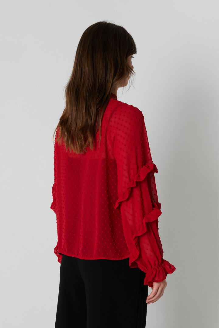 Rue de Femme RDFDrystan bluse BLOUSE 302 Deep red