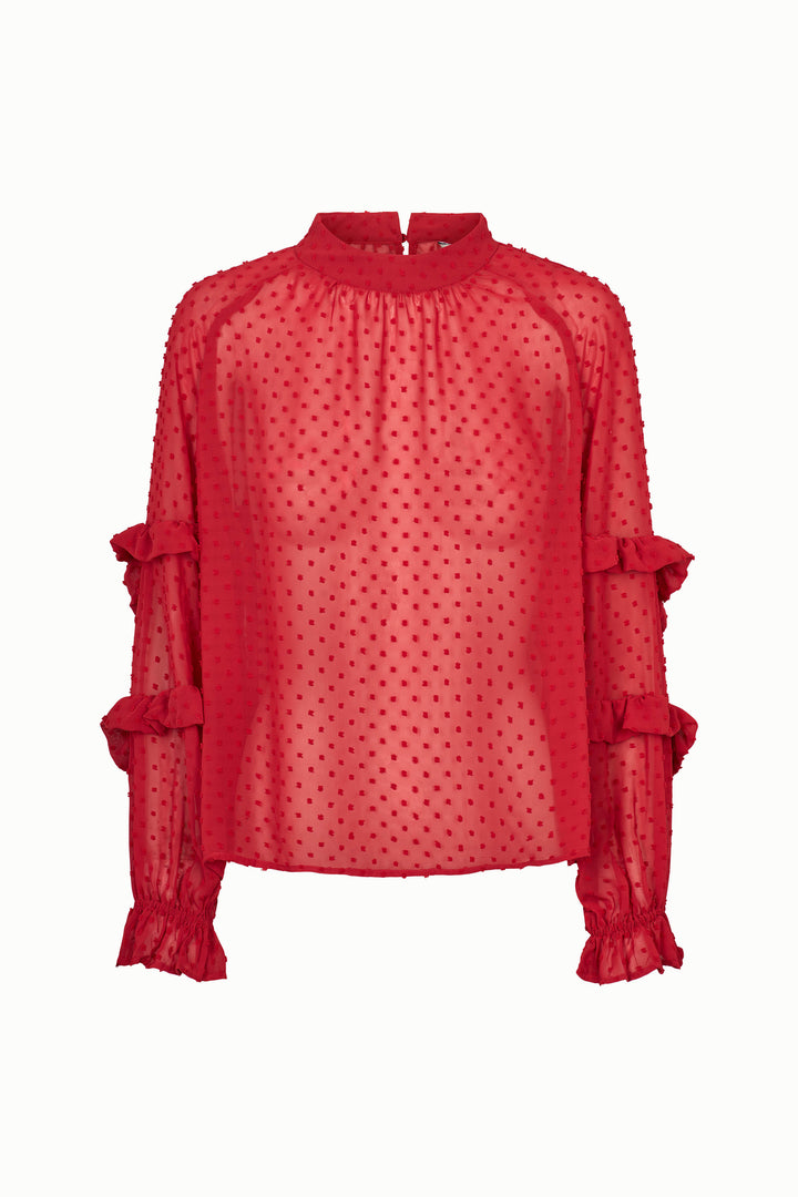 Rue de Femme RDFDrystan bluse BLOUSE 302 Deep red