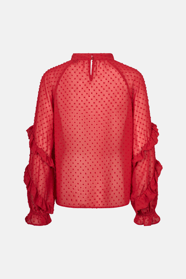 Rue de Femme RDFDrystan bluse BLOUSE 302 Deep red