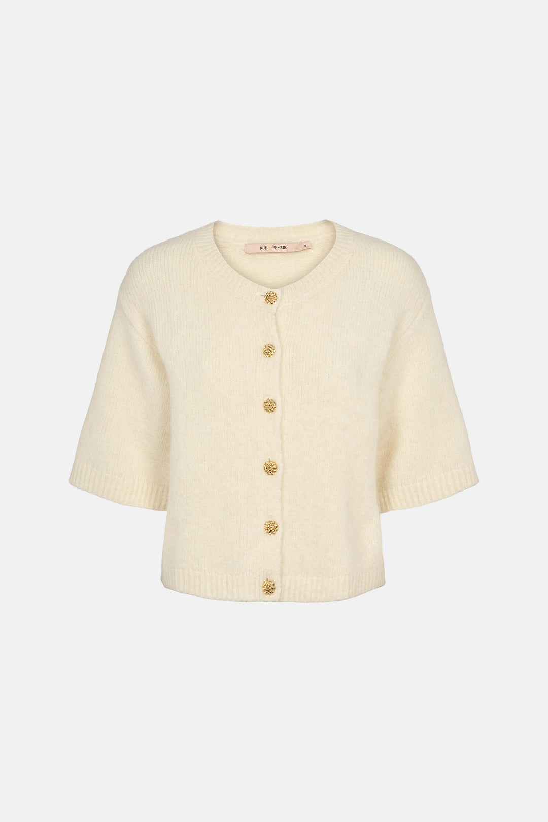 Rue de Femme RDFElisa strikcardigan KNITWEAR, HEAVY 02 Off white