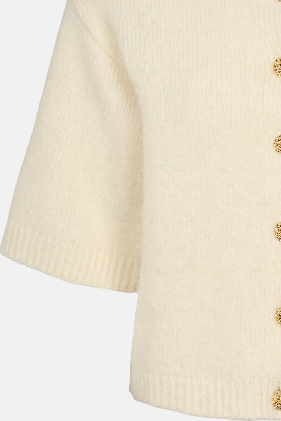 Rue de Femme RDFElisa strikcardigan KNITWEAR, HEAVY 02 Off white