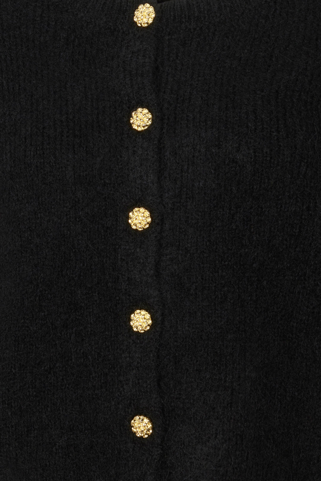 Rue de Femme RDFElisa strikcardigan KNITWEAR, HEAVY Sort