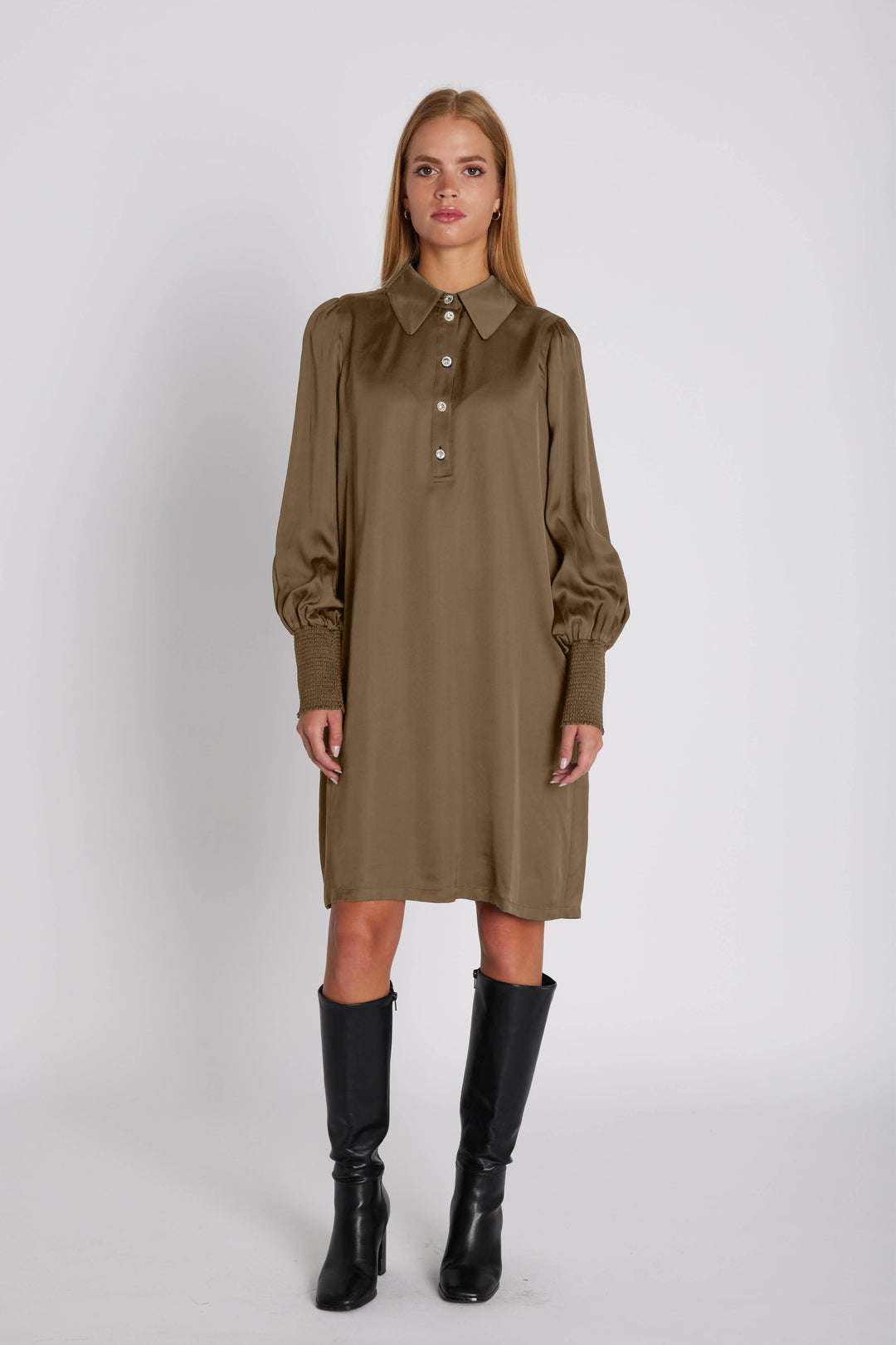 Rue de Femme RDFFaustine kjole DRESSES 197 Brown sugar
