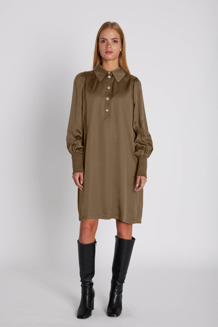 Rue de Femme RDFFaustine kjole DRESSES 197 Brown sugar