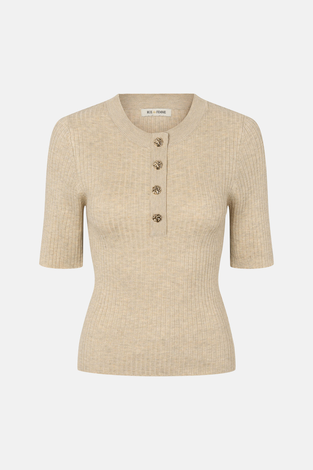 Rue de Femme RDFFennec strik KNITWEAR Sand