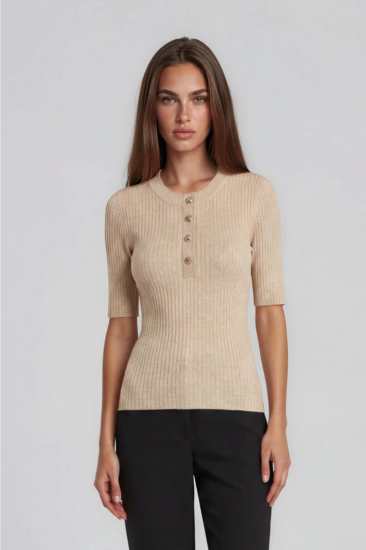 Rue de Femme RDFFennec strik KNITWEAR Sand