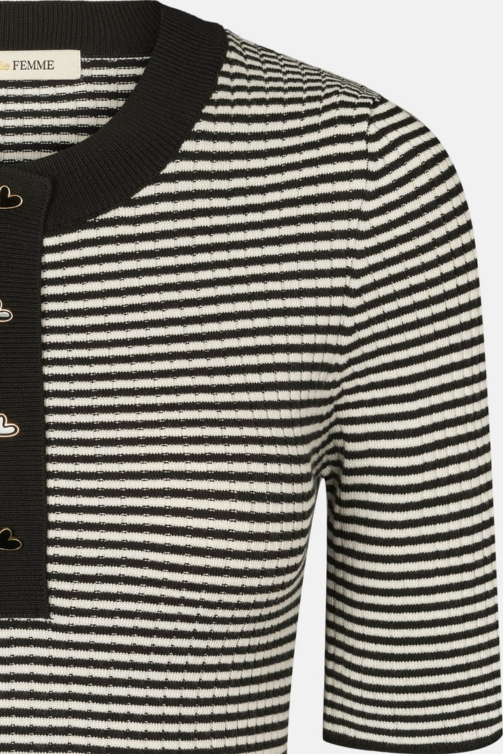 Rue de Femme RDFFennec strik KNITWEAR Sort