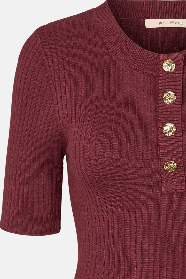 Rue de Femme RDFFennec strik KNITWEAR, LIGHT 306 Wine