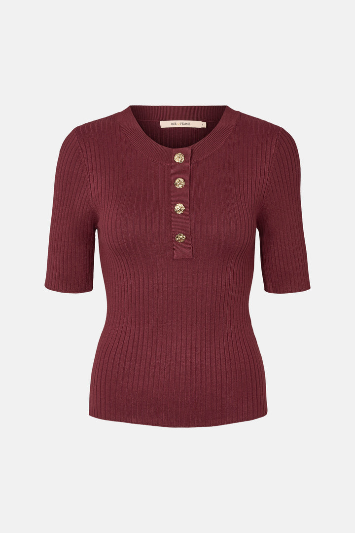 Rue de Femme RDFFennec strik KNITWEAR, LIGHT 306 Wine