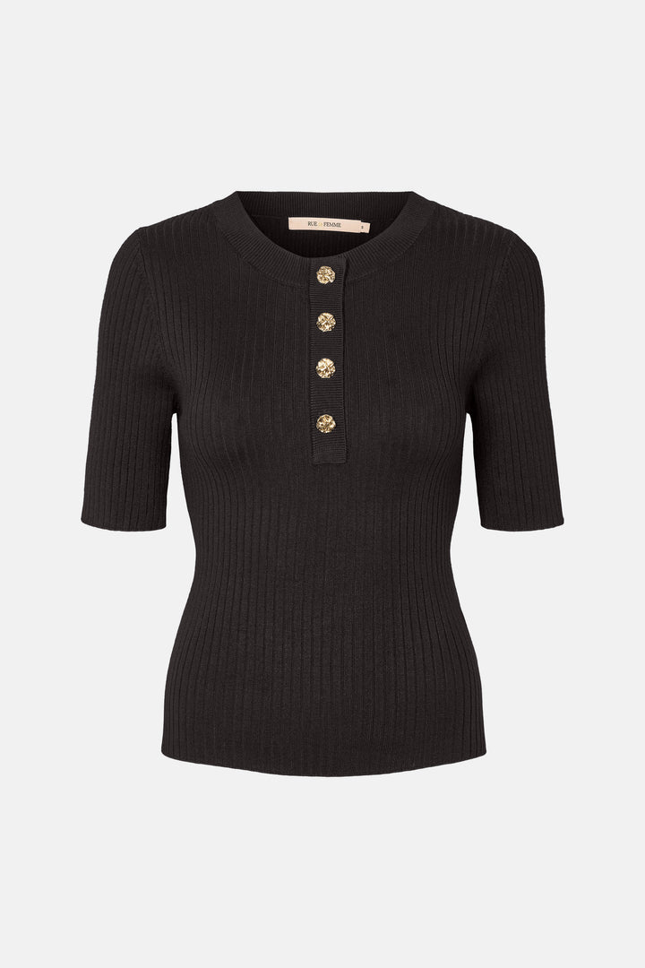 Rue de Femme RDFFennec strik KNITWEAR, LIGHT Sort