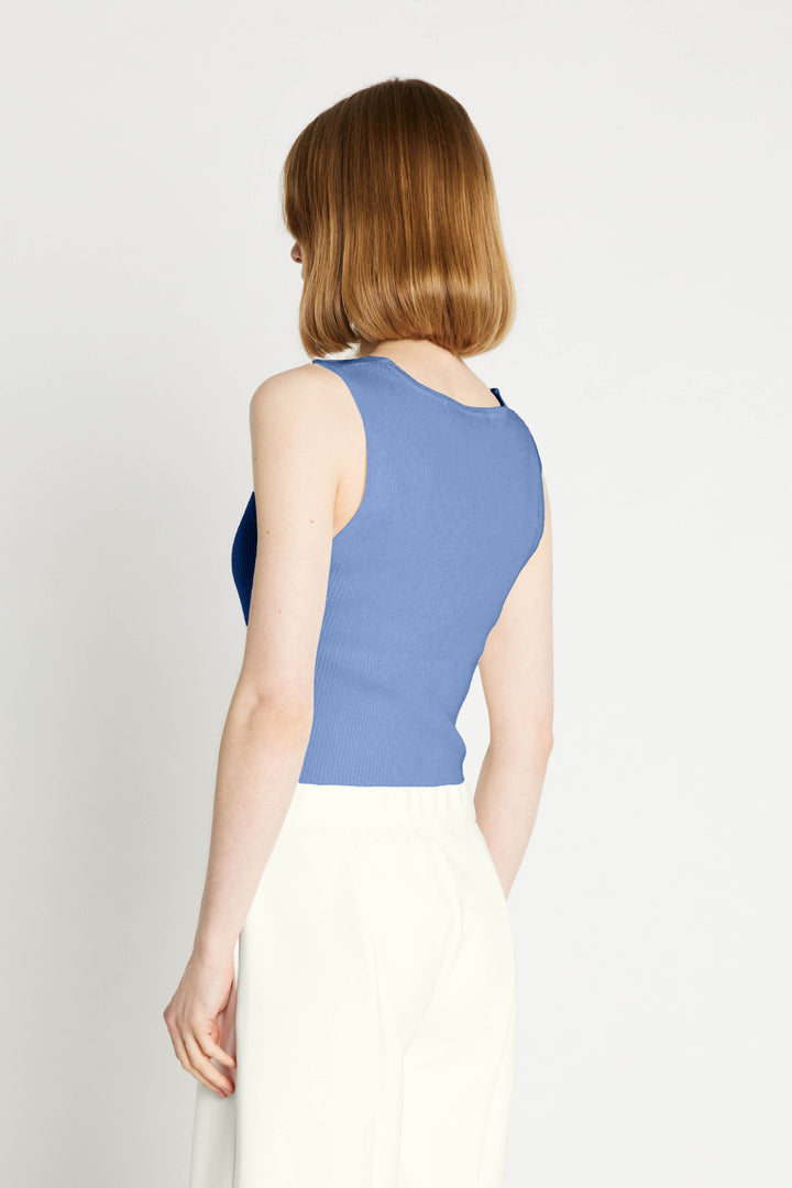 Rue de Femme RDFGalatea strikketop KNITWEAR, LIGHT 213 Sky blue