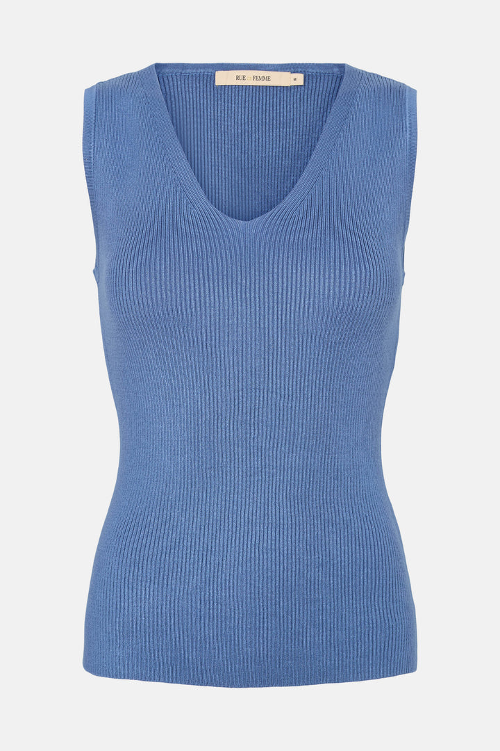 Rue de Femme RDFGalatea strikketop KNITWEAR, LIGHT 213 Sky blue