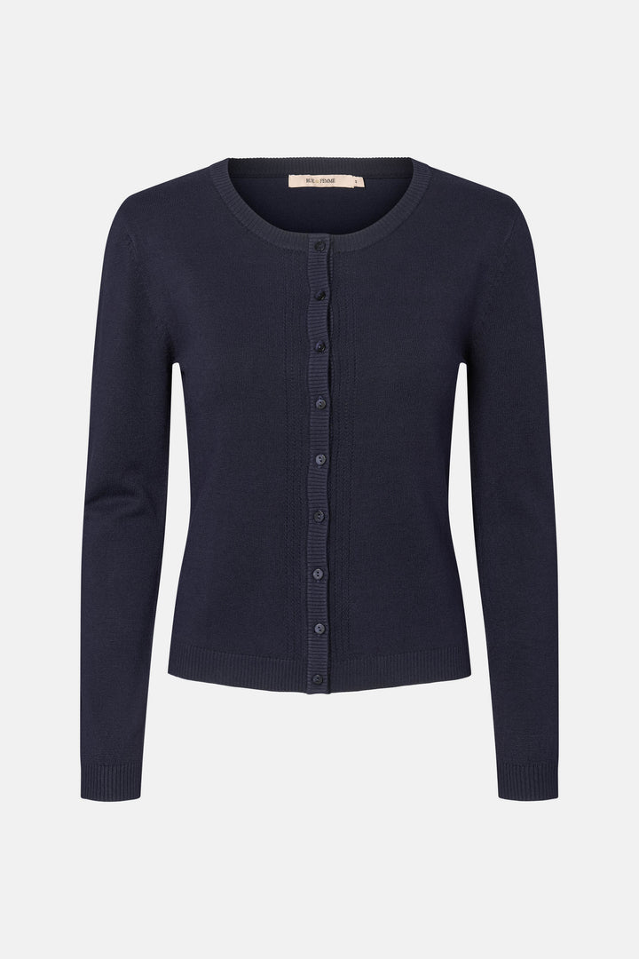 Rue de Femme RDFHeloise strikket cardigan KNITWEAR 250 Midnight