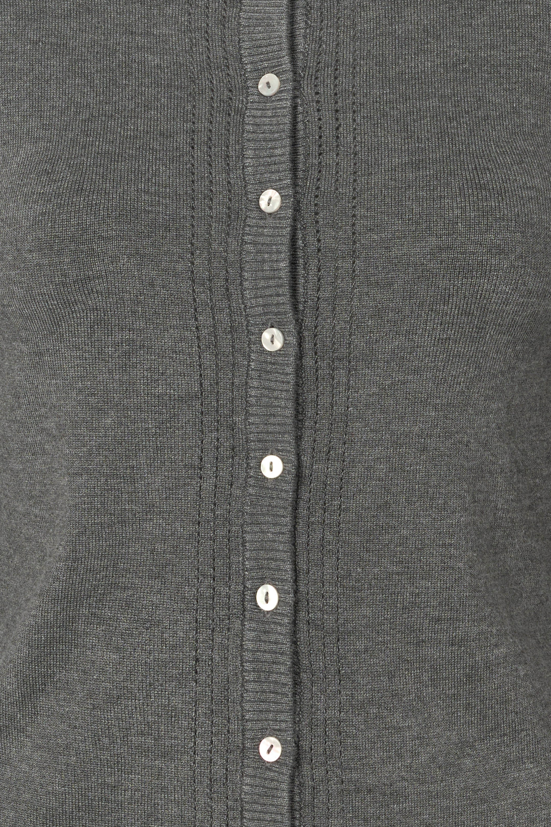 Rue de Femme RDFHeloise strikket cardigan KNITWEAR, LIGHT 403 Storm grey