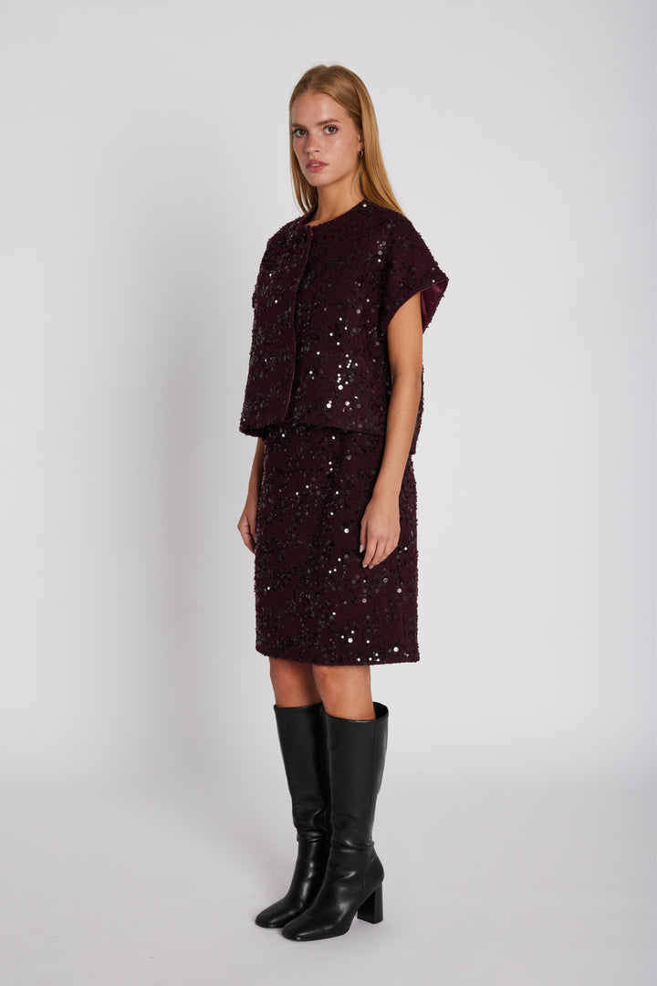 Rue de Femme RDFHoku nederdel SKIRTS 306 Wine