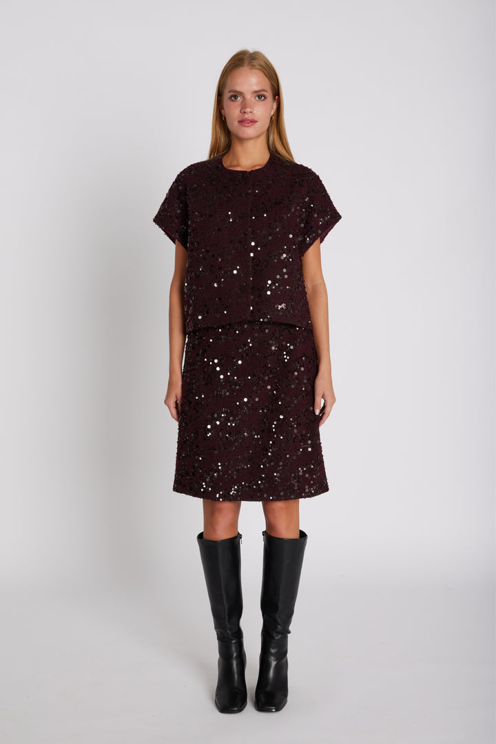Rue de Femme RDFHoku nederdel SKIRTS 306 Wine