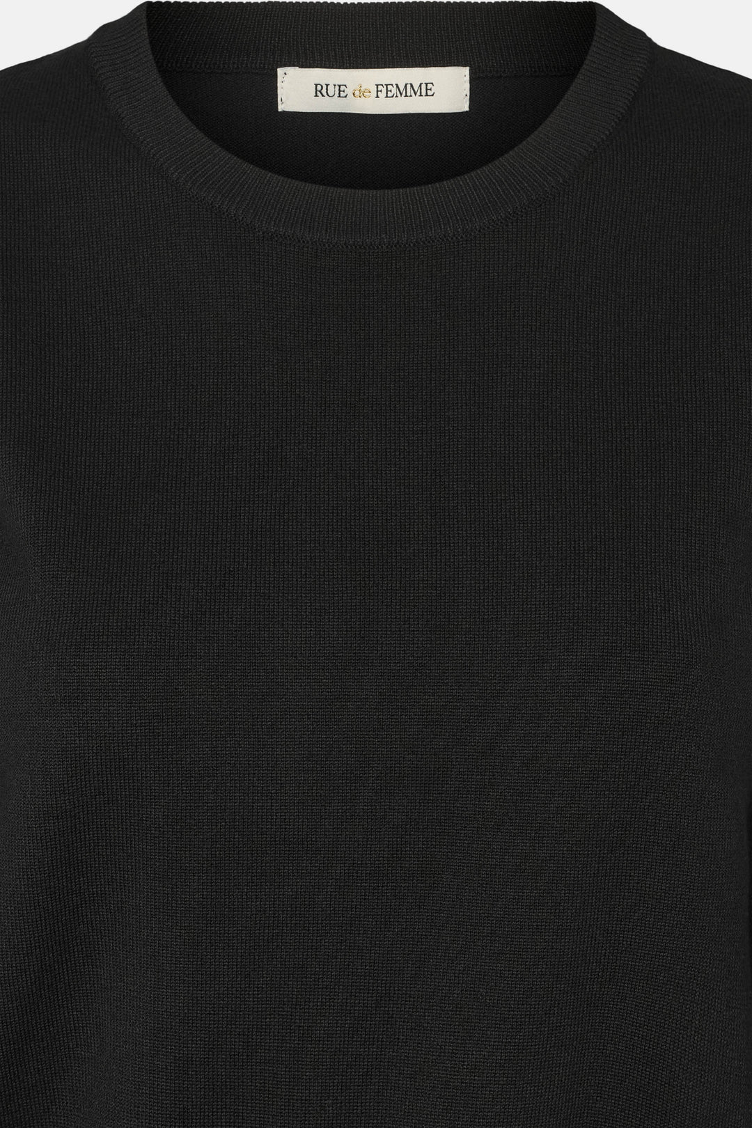 Rue de Femme RDFHotensia strikbluse KNITWEAR Sort