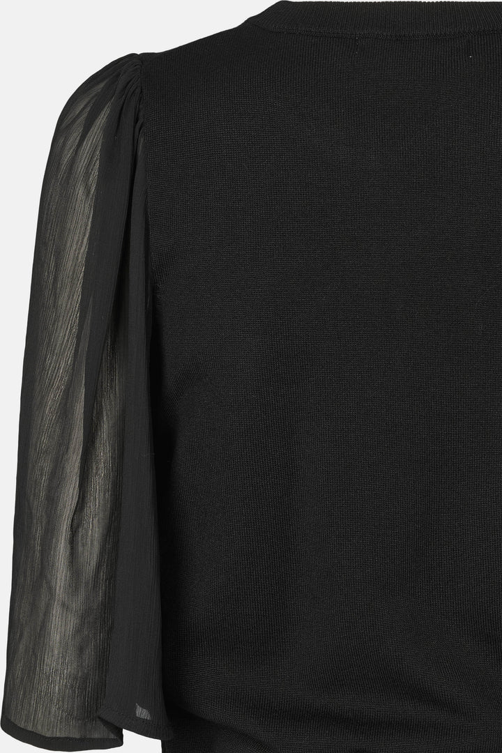 Rue de Femme RDFHotensia strikbluse KNITWEAR Sort