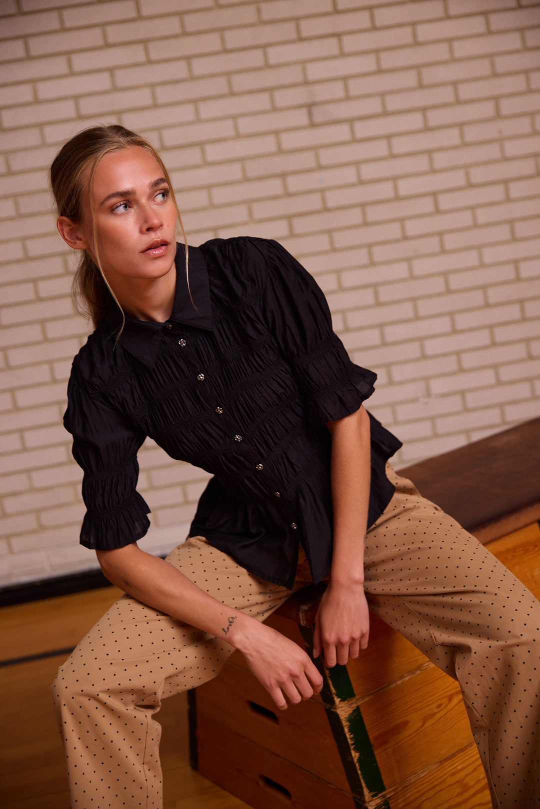Rue de Femme RDFInorille skjorte SHIRTS Sort