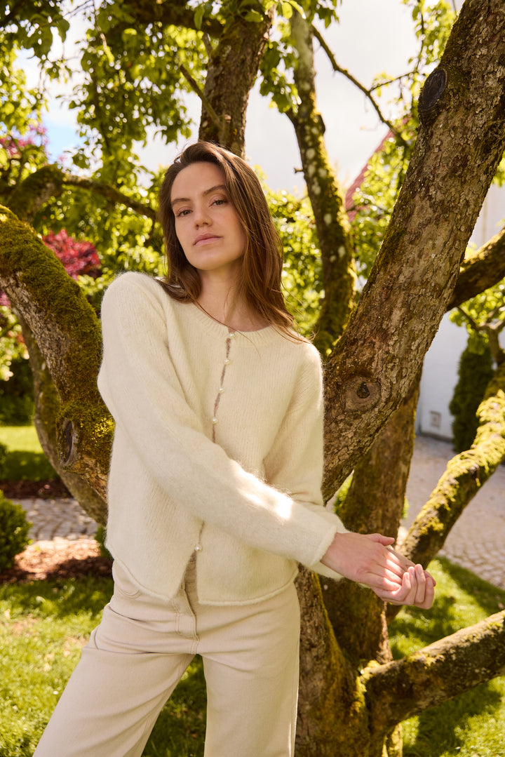 Rue de Femme RDFJosette strik cardigan KNITWEAR 02 Off white